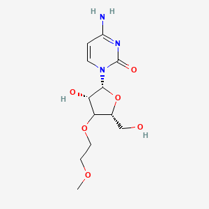 4-amino-1-[(2R,3S,5R)-3-hydroxy-5-(hydroxymethyl)-4-(2-methoxyethoxy)oxolan-2-yl]pyrimidin-2-one