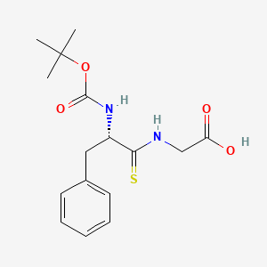 N-[(1,1-Dimethylethoxy)carbonyl]thio-L-phenylalanylglycine