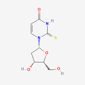 1-[(2R,4R,5R)-4-hydroxy-5-(hydroxymethyl)oxolan-2-yl]-2-sulfanylidenepyrimidin-4-one