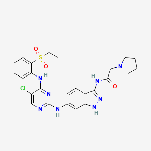 molecular formula C26H29ClN8O3S B15140463 Alk-IN-23 