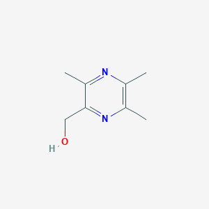 molecular formula C8H12N2O B151405 (3,5,6-三甲基吡嗪-2-基)甲醇 CAS No. 75907-74-3