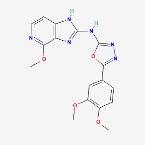 molecular formula C17H16N6O4 B15140637 Hif-1/2|A-IN-1 