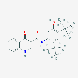 molecular formula C24H28N2O3 B15140684 Ivacaftor-d18 