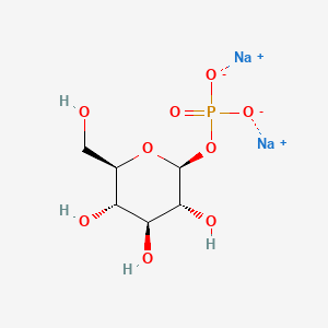 molecular formula C6H11Na2O9P B15140690 disodium;[(2S,3R,4S,5S,6R)-3,4,5-trihydroxy-6-(hydroxymethyl)oxan-2-yl] phosphate 