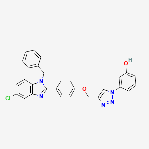 molecular formula C29H22ClN5O2 B15140705 Apoptosis inducer 8 