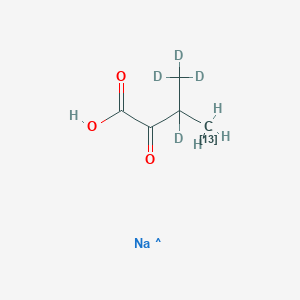 Sodium 3-methyl-2-oxobutanoate-13C,d4