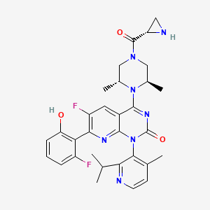 molecular formula C31H33F2N7O3 B15140733 KRAS G12D inhibitor 13 