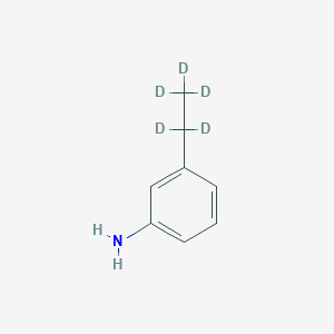 molecular formula C8H11N B15140738 3-Ethylaniline-d5 