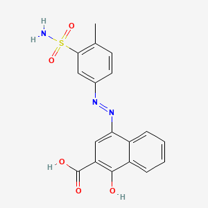 molecular formula C18H15N3O5S B15140765 Glyoxalase I inhibitor 6 