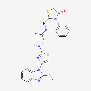 molecular formula C23H21N7OS3 B15140793 Cox-2-IN-26 