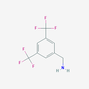 molecular formula C9H7F6N B151408 3,5-Bis(trifluoromethyl)benzylamine CAS No. 85068-29-7