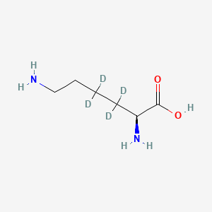 molecular formula C6H14N2O2 B15140812 L-Lysine-d4-1 