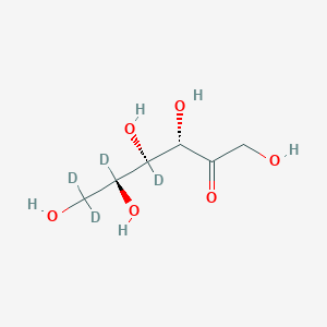 molecular formula C6H12O6 B15140829 D-Fructose-d4 