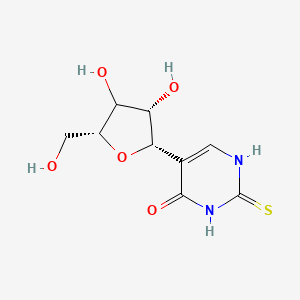 molecular formula C9H12N2O5S B15140854 5-[(2S,3S,5R)-3,4-dihydroxy-5-(hydroxymethyl)oxolan-2-yl]-2-sulfanylidene-1H-pyrimidin-4-one 