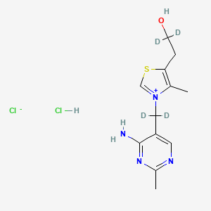 molecular formula C12H18Cl2N4OS B15140860 Thiamine-d4 (hydrochloride) 