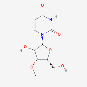 molecular formula C10H14N2O6 B15140887 1-[(2R,4R,5R)-3-hydroxy-5-(hydroxymethyl)-4-methoxyoxolan-2-yl]pyrimidine-2,4-dione 