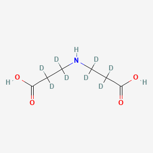 molecular formula C6H11NO4 B15140915 3,3'-Azanediyldipropionic acid-d8 