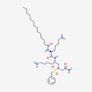 molecular formula C35H64N6O5S B15140948 Antibacterial agent 103 