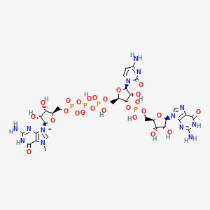 molecular formula C30H41N13O25P4 B15140955 m7GpppCpG 