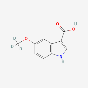 molecular formula C10H9NO3 B15140979 5-Methoxyindole-3-carboxylic Acid-D3 