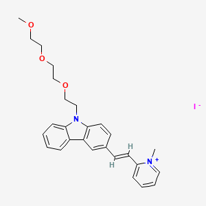 molecular formula C27H31IN2O3 B15140994 G-quadruplex DNA fluorescence probe 1 