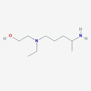 molecular formula C9H22N2O B151410 2-((4-Aminopentyl)(ethyl)amino)ethanol CAS No. 69559-11-1
