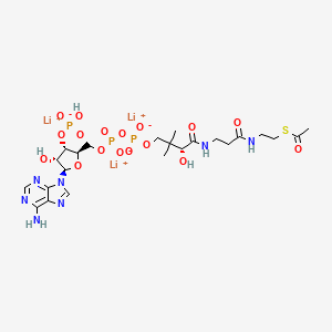 molecular formula C23H35Li3N7O17P3S B15141002 Acetyl coenzyme A (trilithium) 