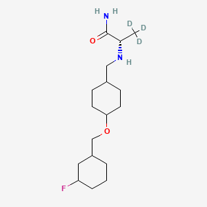 molecular formula C17H31FN2O2 B15141021 Safinamide D3 