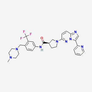 molecular formula C29H31F3N8O B15141024 Trk II-IN-1 