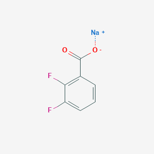 molecular formula C7H3F2NaO2 B1514103 2,3-Difluorobenzoic acid sodium salt CAS No. 1604819-08-0