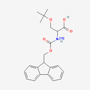 molecular formula C22H25NO5 B15141060 Fmoc-Ser(tBu)-OH-15N 