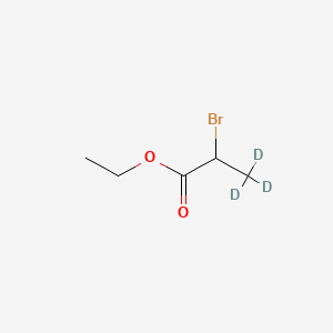 molecular formula C5H9BrO2 B15141156 Ethyl 2-bromopropionate-d3 