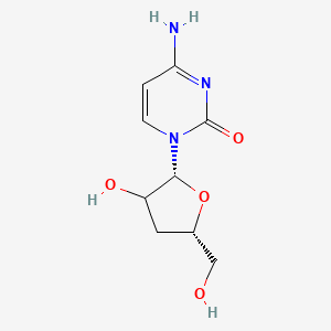 4-amino-1-[(2R,5S)-3-hydroxy-5-(hydroxymethyl)oxolan-2-yl]pyrimidin-2-one