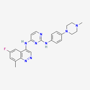 molecular formula C24H25FN8 B15141222 Alk5-IN-30 