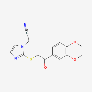 molecular formula C15H13N3O3S B15141241 Cathepsin X-IN-1 