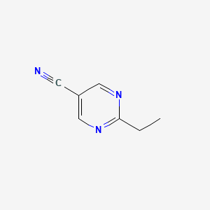 molecular formula C7H7N3 B1514126 2-乙基嘧啶-5-碳腈 CAS No. 1060817-38-0