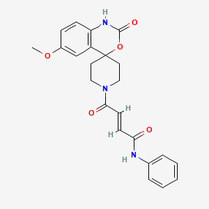 molecular formula C23H23N3O5 B15141263 Chitin synthase inhibitor 8 