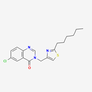 molecular formula C18H20ClN3OS B15141269 PqsR-IN-2 