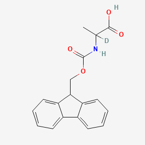 molecular formula C18H17NO4 B15141296 DL-Alanine-2-D1-N-fmoc 