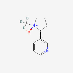 molecular formula C10H14N2O B15141300 (1'S,2'S)-Nicotine 1'-Oxide-d3 