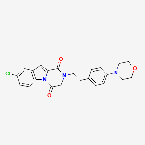 molecular formula C24H24ClN3O3 B15141306 Egfr/brafv600E-IN-1 