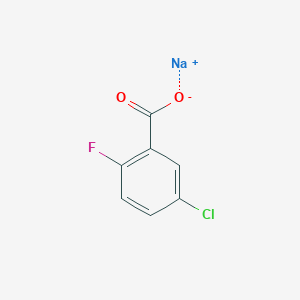 molecular formula C7H3ClFNaO2 B1514131 5-Chloro-2-fluorobenzoic acid sodium salt CAS No. 1382106-78-6