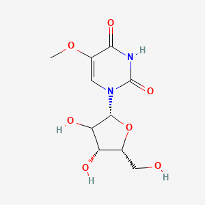 molecular formula C10H14N2O7 B15141321 1-(b-D-Xylofuranosyl)-5-methoxyuracil 