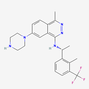 molecular formula C23H26F3N5 B15141336 Sos1-IN-12 