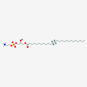 molecular formula C34H70NO7P B15141344 1-Hexacosanoyl-d4-2-hydroxy-sn-glycero-3-phosphocholine 