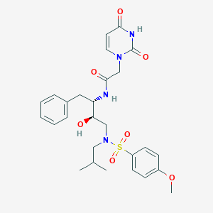 molecular formula C27H34N4O7S B15141355 HIV-1 protease-IN-2 