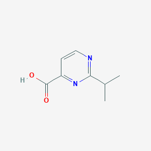 molecular formula C8H10N2O2 B1514136 2-Isopropylpyrimidine-4-carboxylic acid CAS No. 1060817-57-3