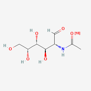 molecular formula C8H15NO6 B15141381 D-N-Acetylgalactosamine-18O 