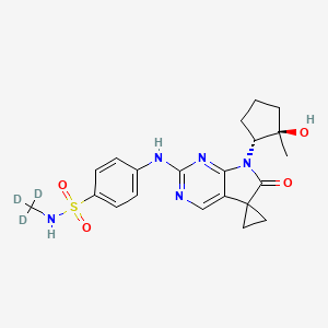 molecular formula C21H25N5O4S B15141402 CDK2-IN-14-d3 