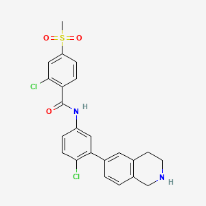 molecular formula C23H20Cl2N2O3S B15141407 Usp28-IN-3 